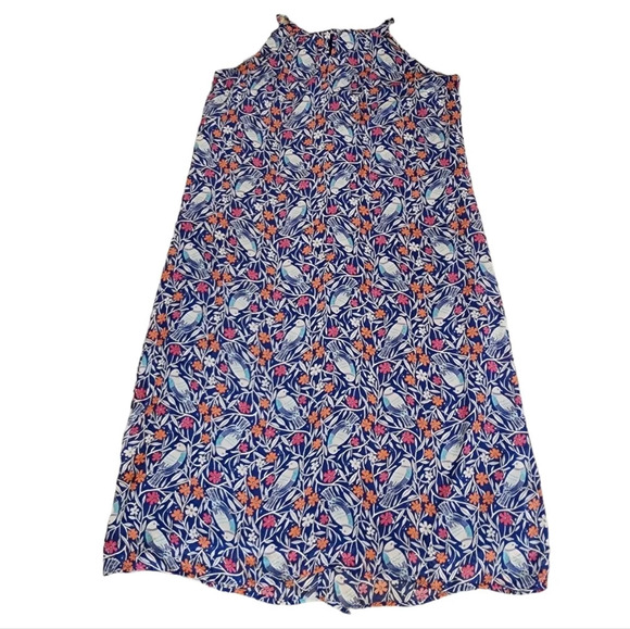 Old Navy Bird Sleeveless maxi dress. Blue Floral. Women's size XXL - Picture 11 of 15